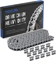 YOXUFA T8F Drive Chain 116 Links for 43cc 47cc 49cc 2-Stroke SSR SX50 Holeshot Coolster SYX Goped MotoTec APC Mini Chopper Super Pocket Dirt Bike 4 Wheeler ATV Quad Scooter Kid Mini Moto Heavy Duty
