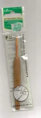 Clover Soft Touch Crochet Hook Size "F"