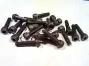 (20pcs) Steel Socket Cap Hex Head Bolt M4-0.7 Nuts Assortment Set M4 x 16