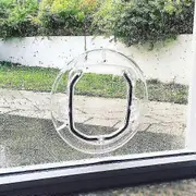 Selective Entry 30cm Glass Pet Door Energy Efficient