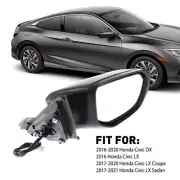 Side View Mirror Passenger Right Side Hand Coupe Sedan for Honda Civic 2016-2021