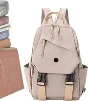 [Generic] Women Backpack - Student Shoulder Bag | Waterproof Stylish Shoulder Bag for Business Travel School, Outdoor Compact Daypack