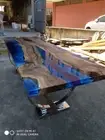 Live Edge Walnut Custom Order Epoxy Resin Table Top Outdoor Coffee Table