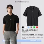 KAOS 領 POLO 衫棉 CVC 針織 PIQUE 24S