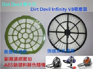 副廠 集塵筒濾網 排氣濾網 水洗黑棉 適 Dirt Devil 第九代 Infinity V8 M5020-1吸塵器