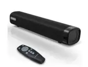 TOPVISION Wall Mountable Sound Bar for TV w/ Subwoofer, Remote Control SEALED