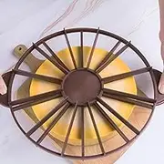 Cake Divider - Round 10/12 Piece Slice Marker, Equal Portion Cutter for Bread and Cheesecake
