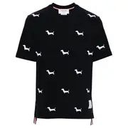 [Thom Browne] Classic Pique Hector Short Sleeve Tee Men