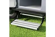 Weisshorn Caravan Step Pull Out Step Single Aluminium 200KG