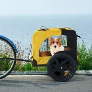 Dog Bicycle Trailer Bike Carrier Cat Stroller Jogging Wagon Small Large Dogs