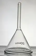 1pc Glass Filter Funnel 50mm Diameter Borosilicate - Chemistry Laboratory