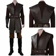 Anakin Skywalker Cosplay Costume Outfits ComicCon Halloween Fancy Suit