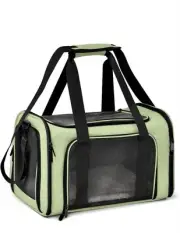 Henkelion airline approved collapsible Small/Medium Pet Carrier - Green NEW