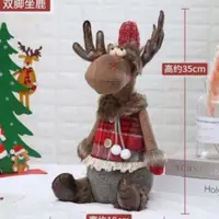 在飛比找樂天市場購物網優惠-聖誕公仔 圣誕節站立公仔 圣誕樹雪人老人麋鹿公仔禮物圣誕擺件