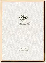 Lawrence Frames 5" W x 7" H Simply Gold Metal Picture Frame (670057)