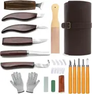 DaybreakAura Wood Carving Tools Set - Complete Whittling and Carving Knife Kit