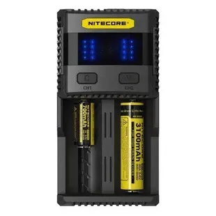 點點專營 NITECORE 奈特科爾 SC2智能迅充充電器18650 14500 16340可調電流