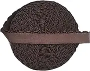 Bristlegrass Elastic Band for Sewing, 5/8 Inch 2 Yard Rum Raisin Elastic Bands for Sewing Waistband and Pants Waist,Tan Knit Elastic Band for Wig, High Elasticity (2Y 5/8" Rum Raisin)