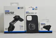 QUAD LOCK KIT iPHONE 14 Case, Dampener, Handlebar Mount Pro *EXPRESS*