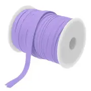 2/5 Inch Double Fold Bias Tape Polyester Bias Tape(Light Purple 55 Yards)
