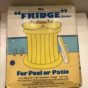 NOS 1986 Inflatable Cooler Patio Or Pool The Fridge Trashcan 2 Or 3 Cases
