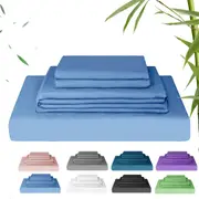 LINENOVA 2000TC Hiqh Quality Bamboo Sheet Set Ultra Soft Bedding Sets For All Year Comfort