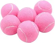 Zxpjkyu Tennis Balls Wear-Resistant Rebound Elastic 64mm Diameter Training Balls for Games Tennis Lovers Tennis Sports