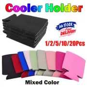 Foldable Blank Can Stubby Cooler Holder Sleeve Sublimation Heat Transfer HAT