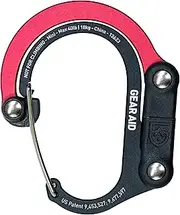 [Gear Aid] HEROCLIP (Mini) Carabiner Gear Clip and Hook, for Hanging Bags, Purses, Lanterns, Strollers, Tools, Helmets, Water Bottles, and More