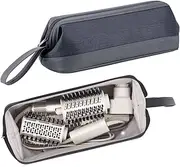 Portable Carrying Case for Dyson Airwrap Styler/Shark Flexstyle and Supersonic Hair Dryer - Waterproof, Anti-Scratch, Dustproof Organizer Storage Bag (Dark Gray)