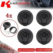 4Set Round Flush Pull Slam Hatch Latch Door Lock Deck For Marine Boat Southco RV