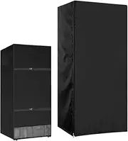 Refrigerator Dust Cover, Zippered Refrigerator Shield, Upright Freezer Protector, Waterproof Fridge Cover, Dust-proof Freezer Protector, Black, For A Tidy And Well-maintained Kitchen