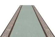 Kitchen Soft Long Hallway Machine Washable Area Rug-Light Green