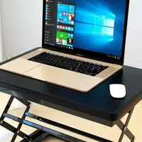 在飛比找樂天市場購物網優惠-電腦桌站立式電腦升降桌臺式電腦桌可折疊筆記本辦公桌上桌移動式