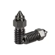 2 Pack High Speed M6 Hardened Steel Nozzle for 3D Printer Ender 3 V3 SE, Ender