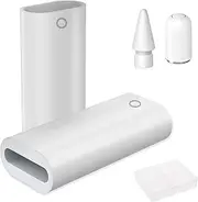 2 Pcs Apple Pencil Adapter with Magnetic Replacement Cap and Replacement Pencil Tips Connector Compatible in box for Apple Pencil 1st Generation, Compatible with iPad Pro, iPad Air 3rd Generation