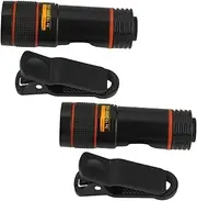 Tofficu 2Pcs Clip Macro Lens for Phones High Definition Photography Lens for and Wide Angle Shots for Private Photos and Exploration