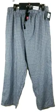 NWT CHAPS Mens Checkered Pajama Lounge Sleep Pants With Pockets Size S B12
