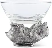 Vagabond House Pewter Bear Sauce/Nut Bowl 6" Diameter