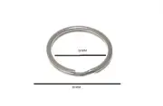 Split Key Rings 19mm 3/4 Inch Nickel Plated Steel Pack Of 2000