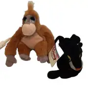 Disney Jungle Book King Louie and Bagheera Mini Bean Bags