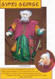 Cloth Art Doll Pattern "Gypsy George" by Meo Feroy