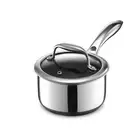 Hybrid Nonstick 1-Quart Saucepan with Tempered Glass Lid, Stay-Cool Handle, D...