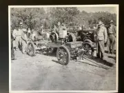 Vintage Oskosh Hit Miss Engine Powered Saw Mill Photos with Awesome Provenance
