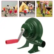 Hand Crank Blower Portable Fire Blower for BBQ Hand Crank BBQ Fan Portable