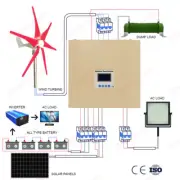 3kw 5kw 24V 48V 96V 120V Wind & Solar MPPT Hybrid Charge Controller Regulator