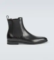 [Manolo Blahnik] Manolo Blahnik Delsa leather Chelsea boots AU 9 black