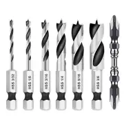 Premium Quality 7PCS Drill Bit Set for Wood Quick Change Hex Shank