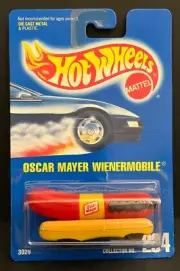 Hot Wheels 1991 BLUE CARD OSCAR MAYER WIENERMOBILE #204 NOC
