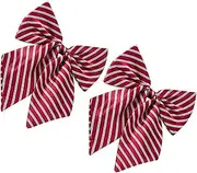 [TOVINANNA] Graduation Student Bowties 2pcs Red Bow Ties Tie Sets for Men Women Photo Props Adjustable Buckle